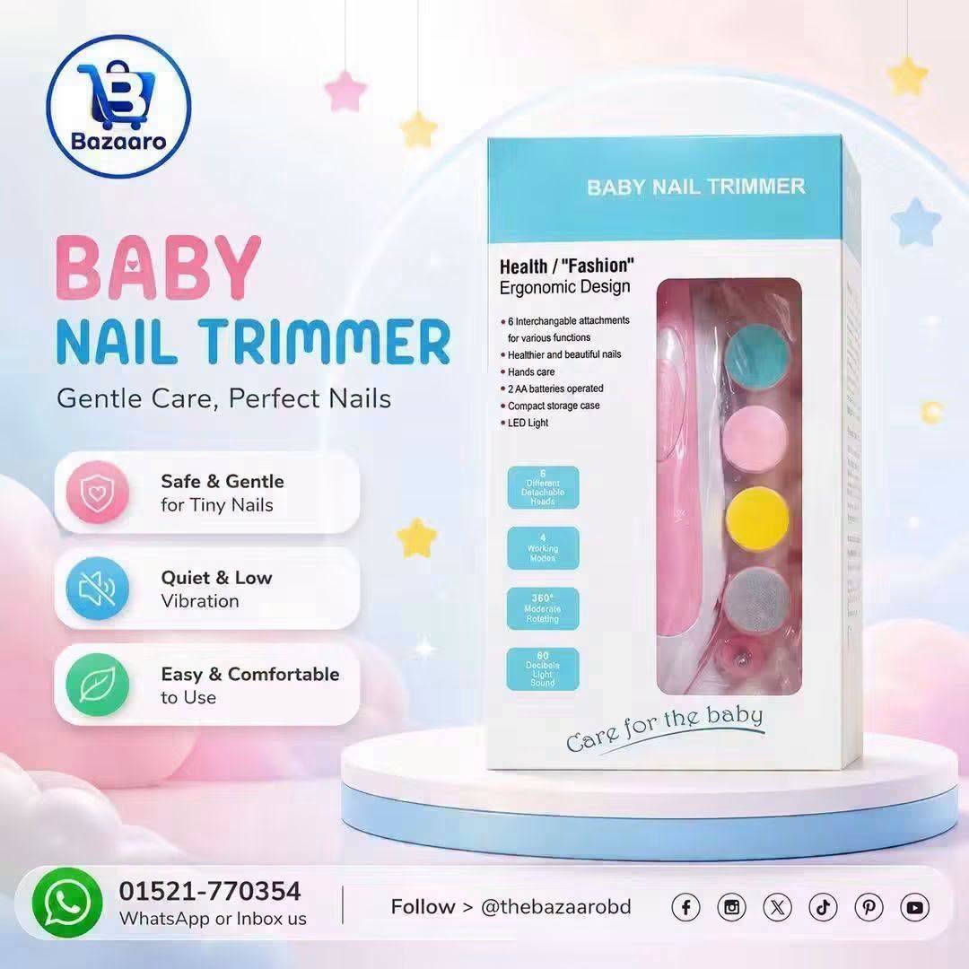 6-in-1 Electric Baby Nail Trimmer