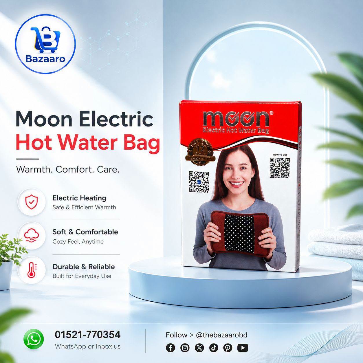 Moon Electric Hot Water Bag